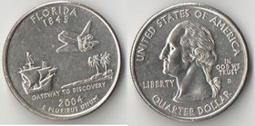США 1/4 доллара 2004 год (Флорида)