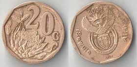 ЮАР 20 центов 2008 год iSewula