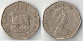 Фолклендские острова 20 пенсов (1982-1999) (Елизавета II)