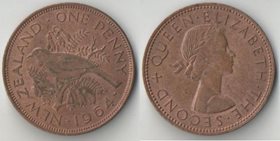Новая Зеландия 1 пенни (1956-1965) (Елизавета II) (тип II)