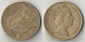 Австралия 1 доллар 1988 год (Елизавета II) (Искусство аборигенов)