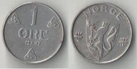 Норвегия 1 эре 1942 год (железо)