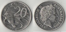 Австралия 20 центов (2001-2014) (Елизавета II)
