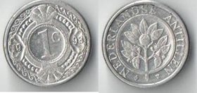 Нидерландские Антиллы 1 цент (1989-2000) (Беатрикс, тип II, ромб)