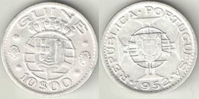 Гвинея Португальская (Гвинея-Бисау) 10 эскудо 1952 год (серебро) (год-тип)