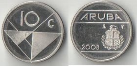 Аруба 10 центов (2003-2012) (Беатрикс, тип IV, треугольник)
