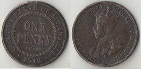 Австралия 1 пенни 1912 год (Георг V)