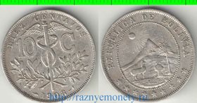 Боливия 10 сентаво (1902-1909) (нечастый номинал)