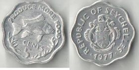 Сейшельские острова 5 центов 1977 год (редкость)