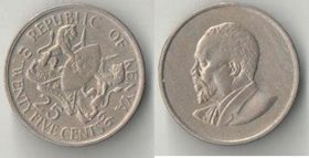 Кения 25 центов 1966 год (тип I) (редкий номинал)
