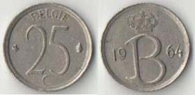 Бельгия 25 сантимов (1964-1975) (Belgiё)