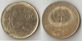 Италия 200 лир 1980 год (Международный Год женщин)