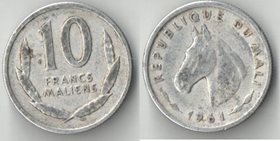 Мали 10 франков 1961 год