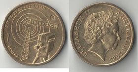 Австралия 1 доллар 2006 год (Елизавета II) (50 лет телевидению)