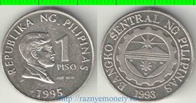 Филиппины 1 писо (1995-2002) (медно-никель) (диаметр 24 мм)