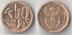ЮАР 10 центов 2007 год uMzantsi