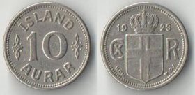 Исландия 10 эре (1922-1925) (тип I, HCN-GJ) (нечастый тип и номинал)
