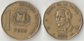 Доминиканская республика 1 песо (1992-2008) (DUARTE)