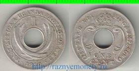 Восточная африка (Уганда) 1 цент 1910 год (Эдвард VII) (нечастый год)