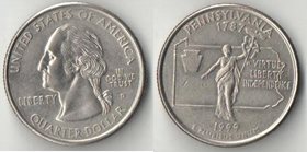 США 1/4 доллара 1999 год (Пенсильвания)