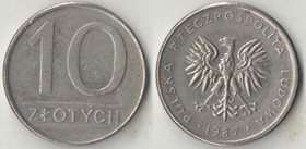 Польша 10 злотых (1984-1988)