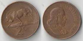ЮАР 2 цента (1965-1967) SUID Рибек