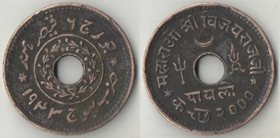 Катч княжество (Индия) 1 пайяло 1943 (VS2000) год