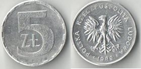 Польша 5 злотых (1989-1990)