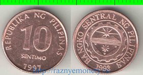 Филиппины 10 сентимо (1995-2006) (медь-сталь)