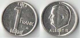 Бельгия 1 франк (1994-2000) (Belgiё)