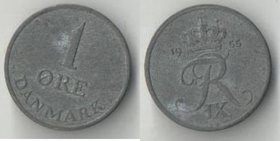 Дания 1 эре (1948-1955) NS (цинк)