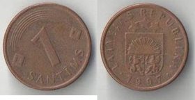 Латвия 1 сантим (1992-2008)
