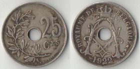 Бельгия 25 сантимов (1913-1929) (Belgique)