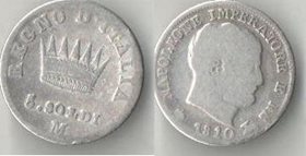 Италия 5 сольди 1810 год М (Наполеон I Император) (нечастая)