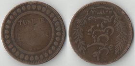 Тунис Французский 10 сантимов 1891 год