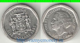 Ямайка 5 долларов (1994-1996)