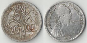 Индокитай Французский 20 центов 1945 год (алюминий)