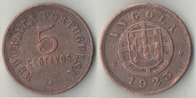 Ангола Португальская 5 сентаво 1923 год (тип I, редкий тип и номинал)