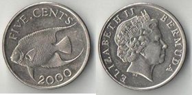 Бермуды (Бермудские острова) 5 центов (2000-2003) (Елизавета II) (тип III)