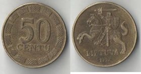 Литва 50 центов (1997-2000)