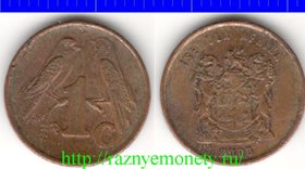 ЮАР 1 цент (1997-2000) ISEWULA