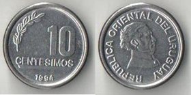 Уругвай 10 сентесимо 1994 год