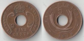 Восточная Африка 5 центов 1936 год (Эдвард VIII)