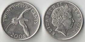 Бермуды (Бермудские острова) 25 центов (2003-2008) (Елизавета II) (тип III)