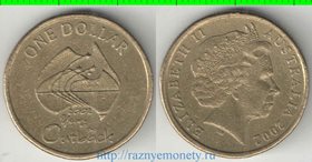 Австралия 1 доллар 2002 год (Елизавета II) (год малообжитых земель)