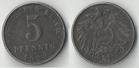 Германия (Империя) 5 пфеннигов (1915-1922) А