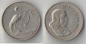 ЮАР 5 центов 1965 год SUID (Рибек)