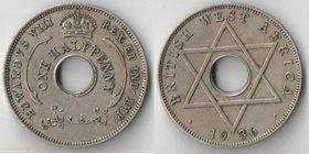 Западная африка Британская 1/2 пенни 1936 год (Эдвард VIII)