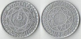 Марокко Французское 5 франков 1951 (1370) год