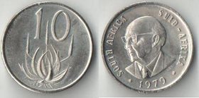ЮАР 10 центов 1979 год (Дидерихс) (нечастый тип и номинал)
